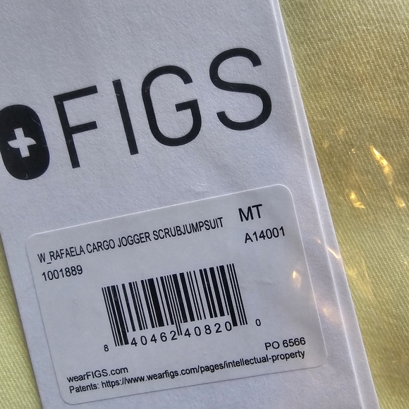 FIGS SUNLIGHT RAFAELA CARGO SCRUB JUMPSUIT. - Picture 2 of 3